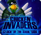 Функция скриншота игры Курицы-захватчики 5: кликнув на Темную сторону