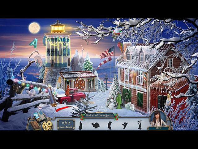 Экран игры 1 Faircroft's Antiques: Дом к Рождеству Коллекционная версия.