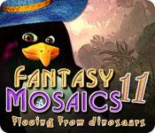Функция скриншота игры Фантазии мозаики 11: спасаясь от динозавров