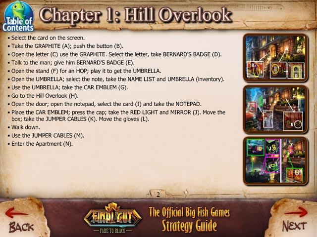 Game screenshot 1 Final Cut: Fade to Black Strategy Guide