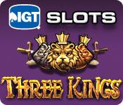 Recurso de captura de tela do jogo IGT Slots Three Kings