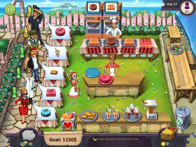 Экран игры 1 Кэти и Боб: кафе торт коллекционное издание