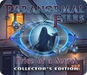 Funzione di screenshot del gioco Paranormal Files: Price of a Secret Collector's Edition
