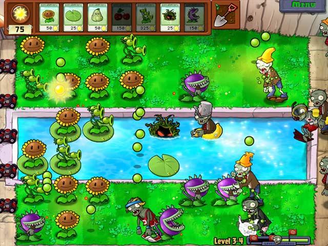 Screenshot Del Gioco 1 Piante vs Zombie