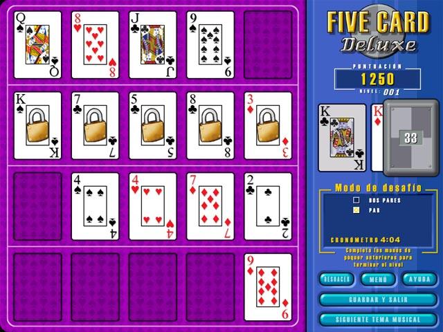 Juegos Capturas 1 Five Card Deluxe