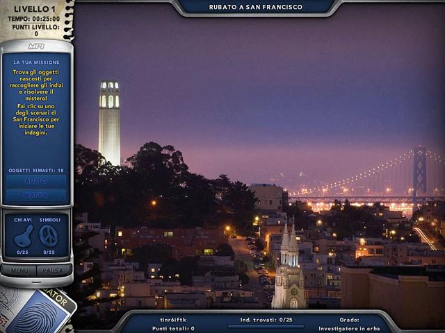 Screenshot Del Gioco 1 Mystery P.I.: Stolen in San Francisco