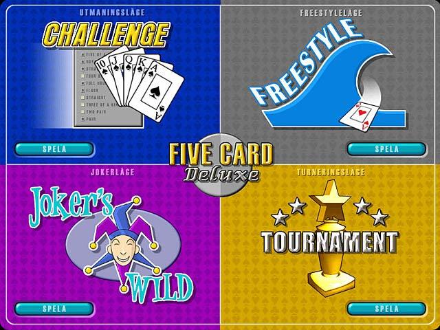 Game Skärmdump 1 Five Card Deluxe