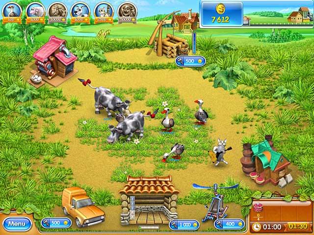 Game Skärmdump 1 Farm Frenzy 3: Russian Roulette